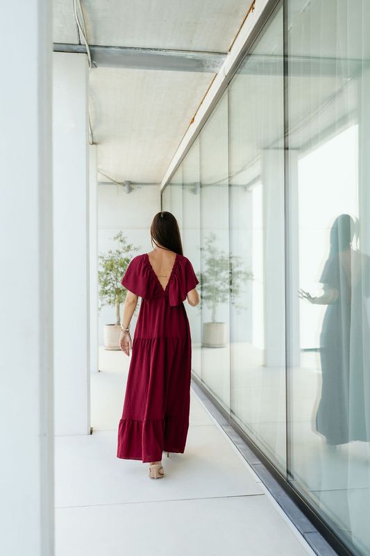 Dress Eloise Burgundy