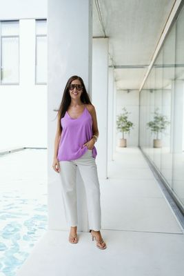Strap Top Zita Lila