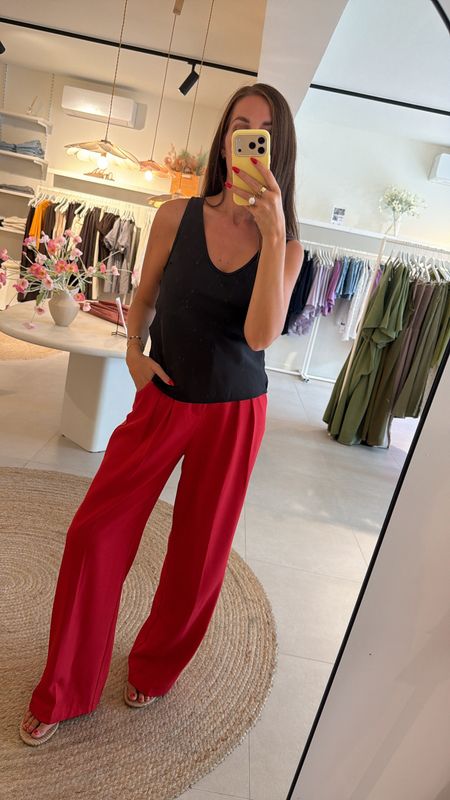 Satin Top Black