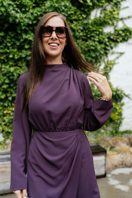 Dress Bisly Plum Perfect