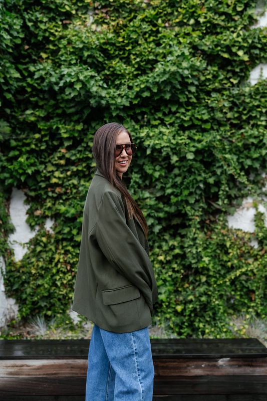 Oversized Blazer Khaki