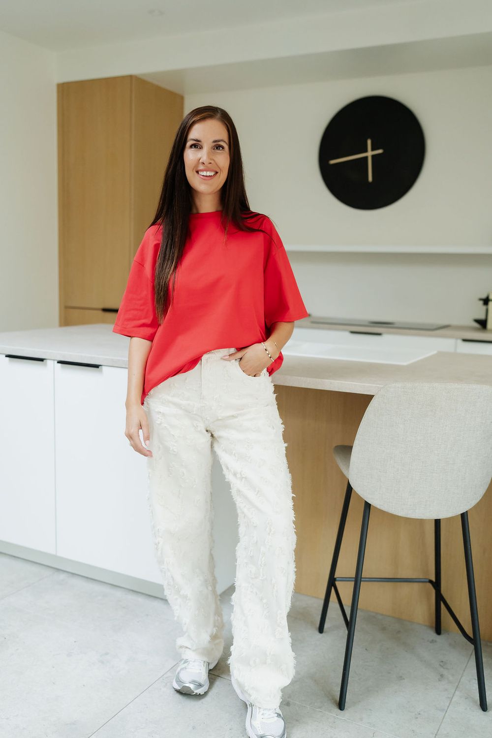 Oversized Shirt Red