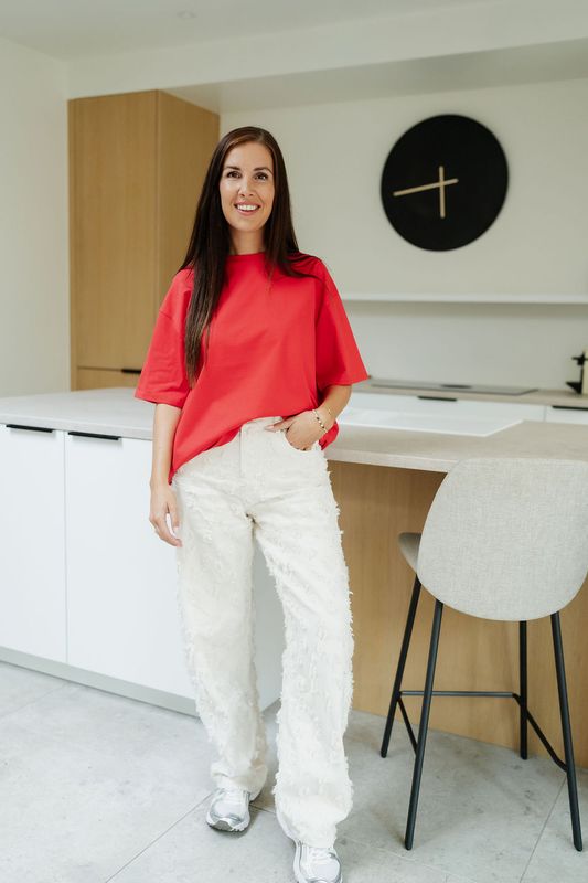 Oversized Shirt Red