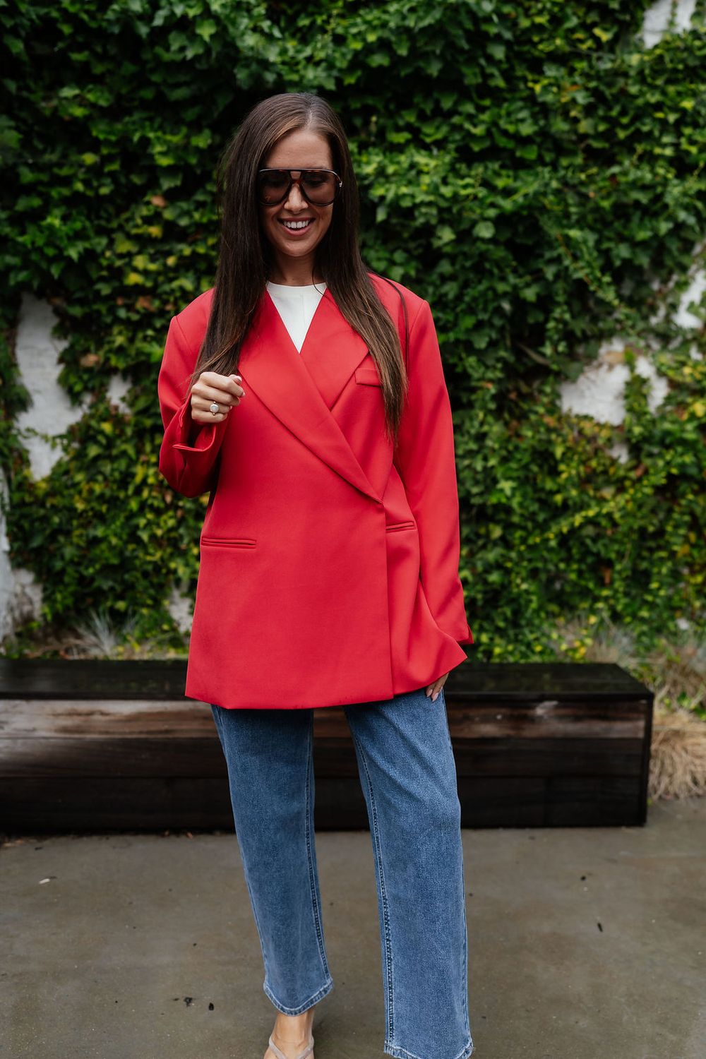 Oversized Blazer Birgit Red