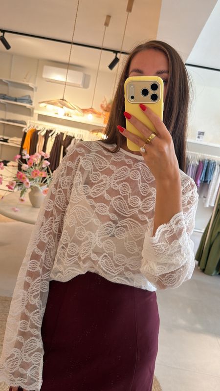 Lace Top White