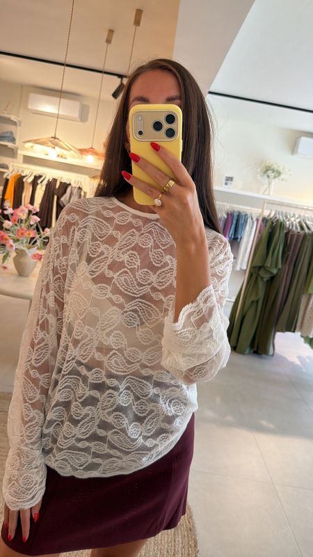 Lace Top White