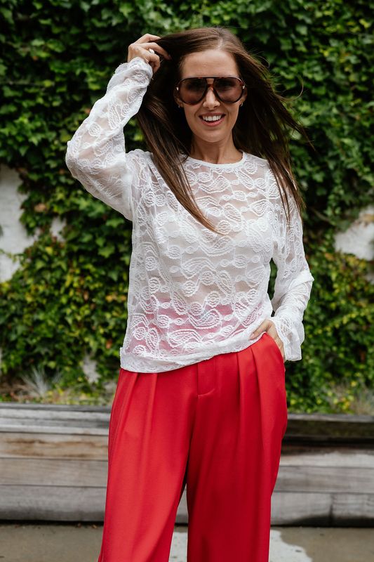 Lace Top White