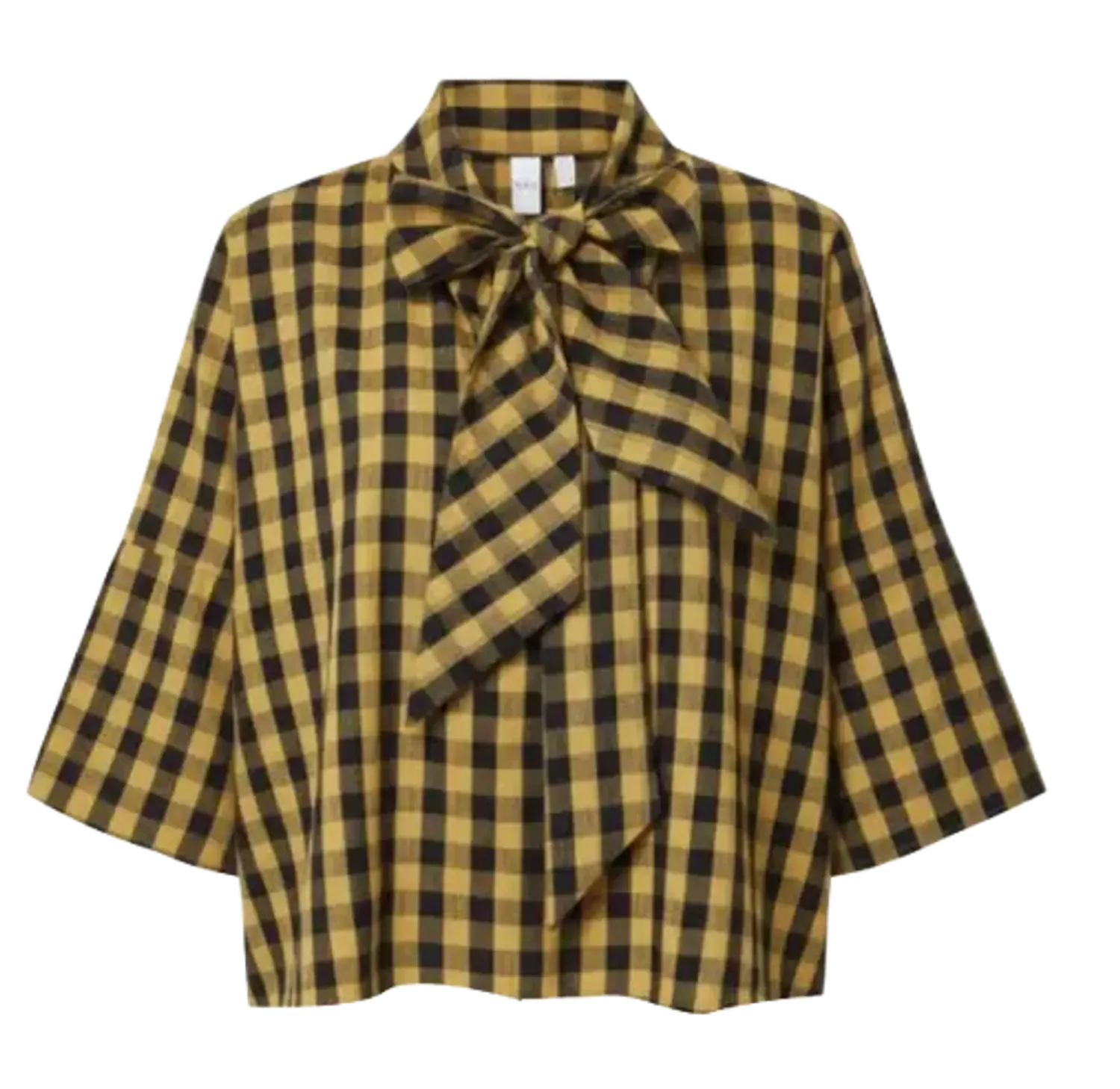 3/4 Top Siera Black Checks