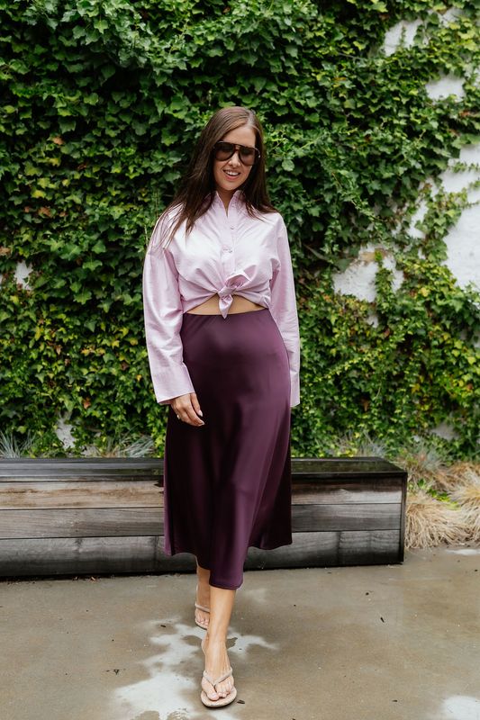 Midi Skirt Pella Fig