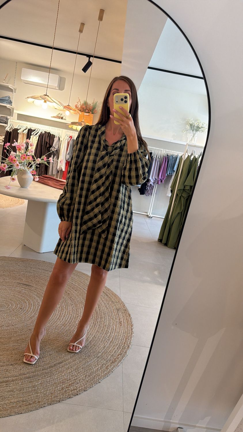 Dress Siera Black Checks