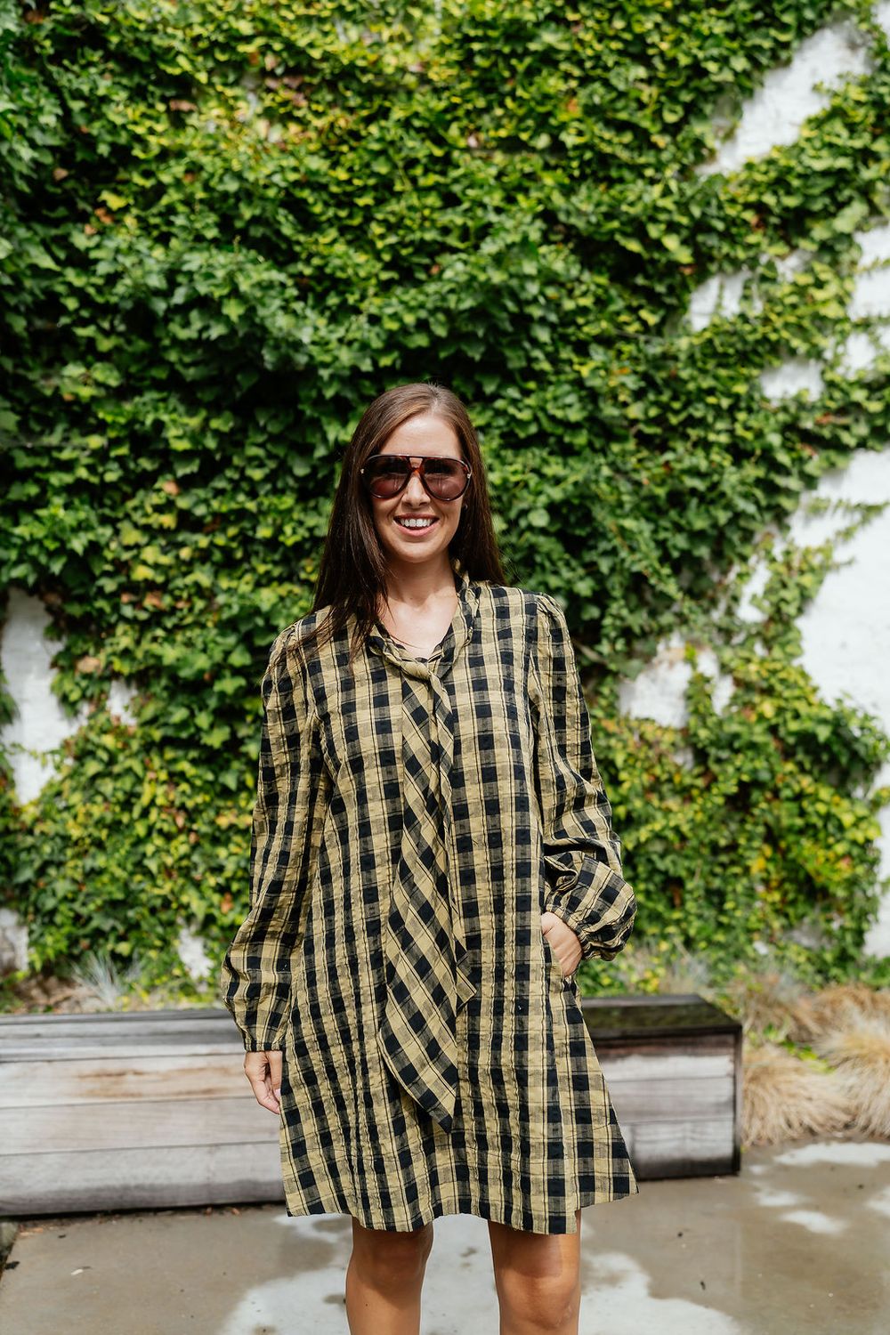 Dress Siera Black Checks