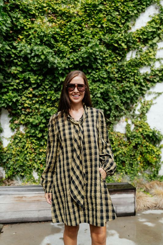 Dress Siera Black Checks