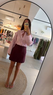 Short Skirt Rita Tawny Port