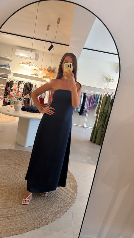 Vima bandeau maxi dress
