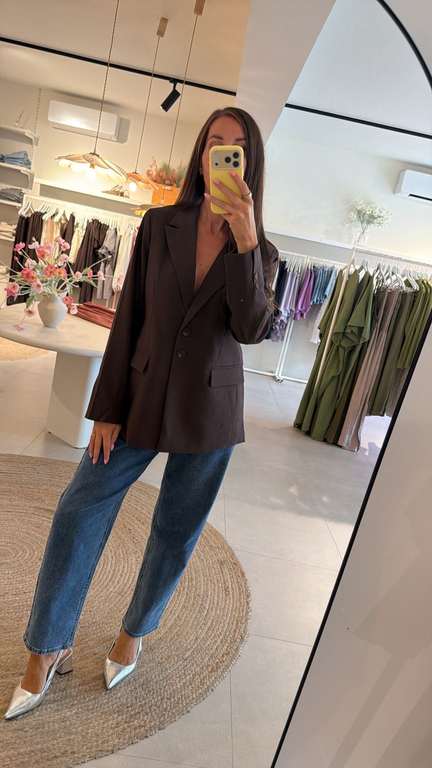 Riu Blazer Coffee Bean