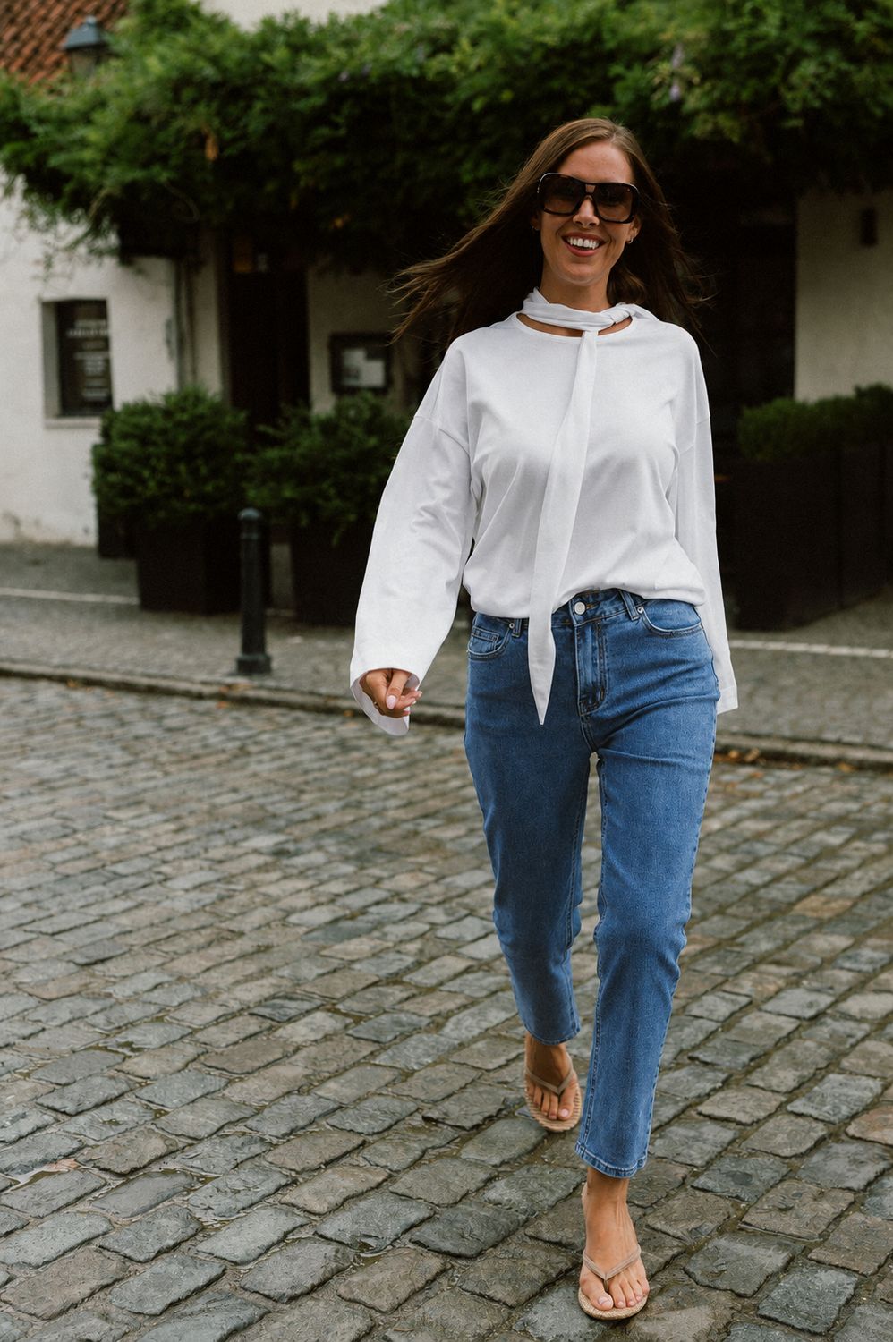 SC Mom Jeans Dark Blue Long
