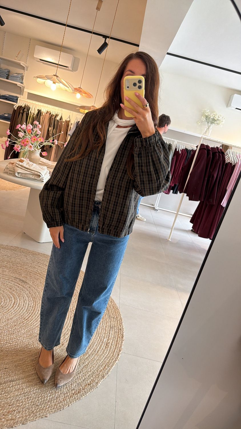 Bomber Jacket Holly Checked