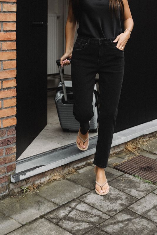 SC Mom Jeans Black Long