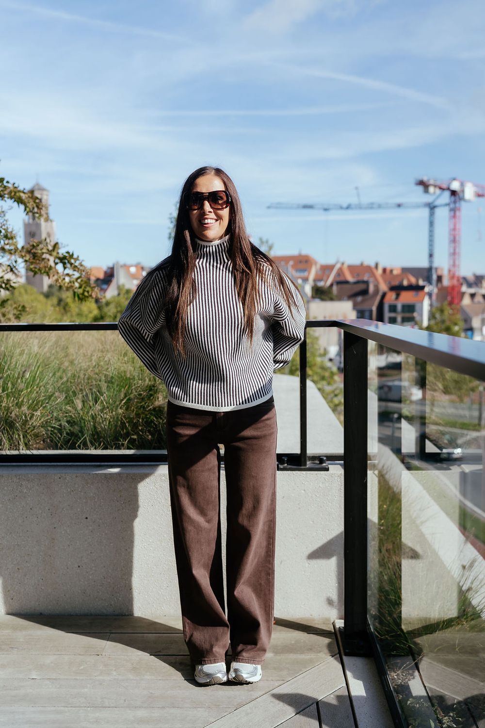 Straight Jeans Berrybrown
