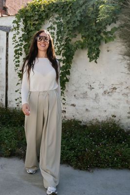 Cashmere Top Mouna Beige