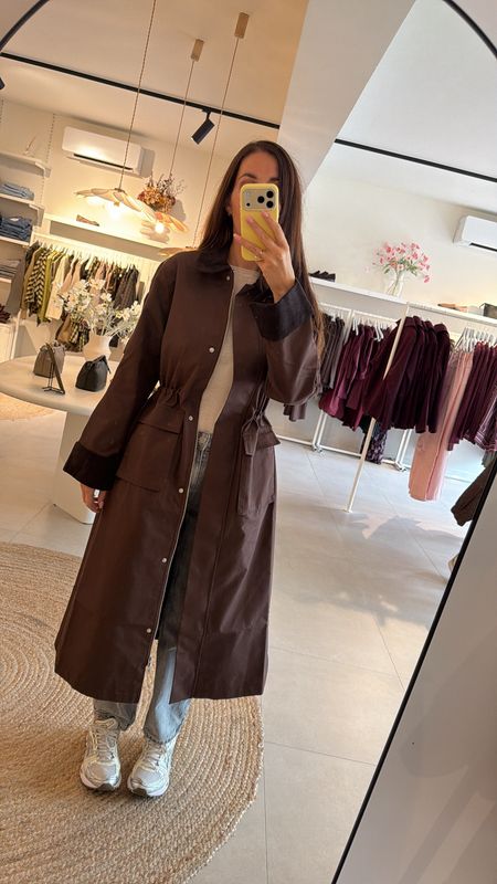 Parka Coat Anca Coffee Bean