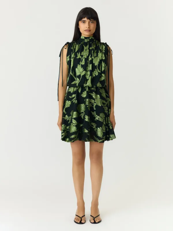 Mini Dress Dash Black Moss