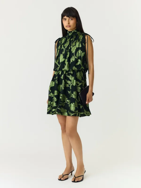 Mini Dress Dash Black Moss