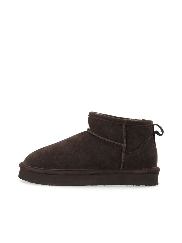 Ankle Boot Suede Snow Dark Brown