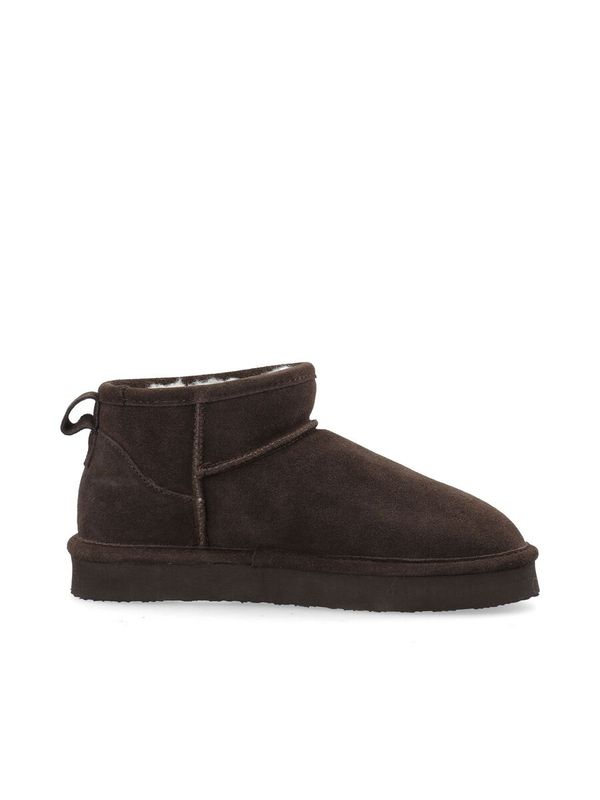 Ankle Boot Suede Snow Dark Brown