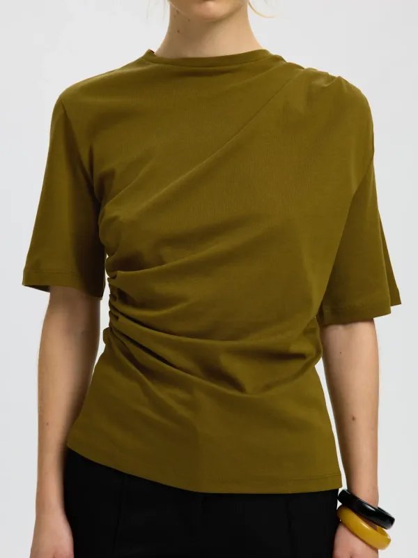 Light Twist Tee Taj Fir Green