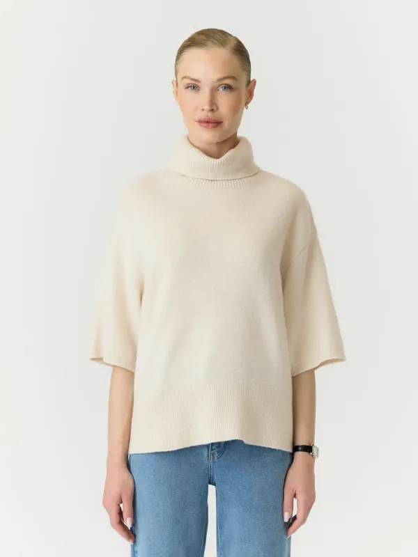 2/4 Wool Knit Pullover Emila Sandshell