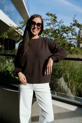Alicante Knit Dark Chocolate