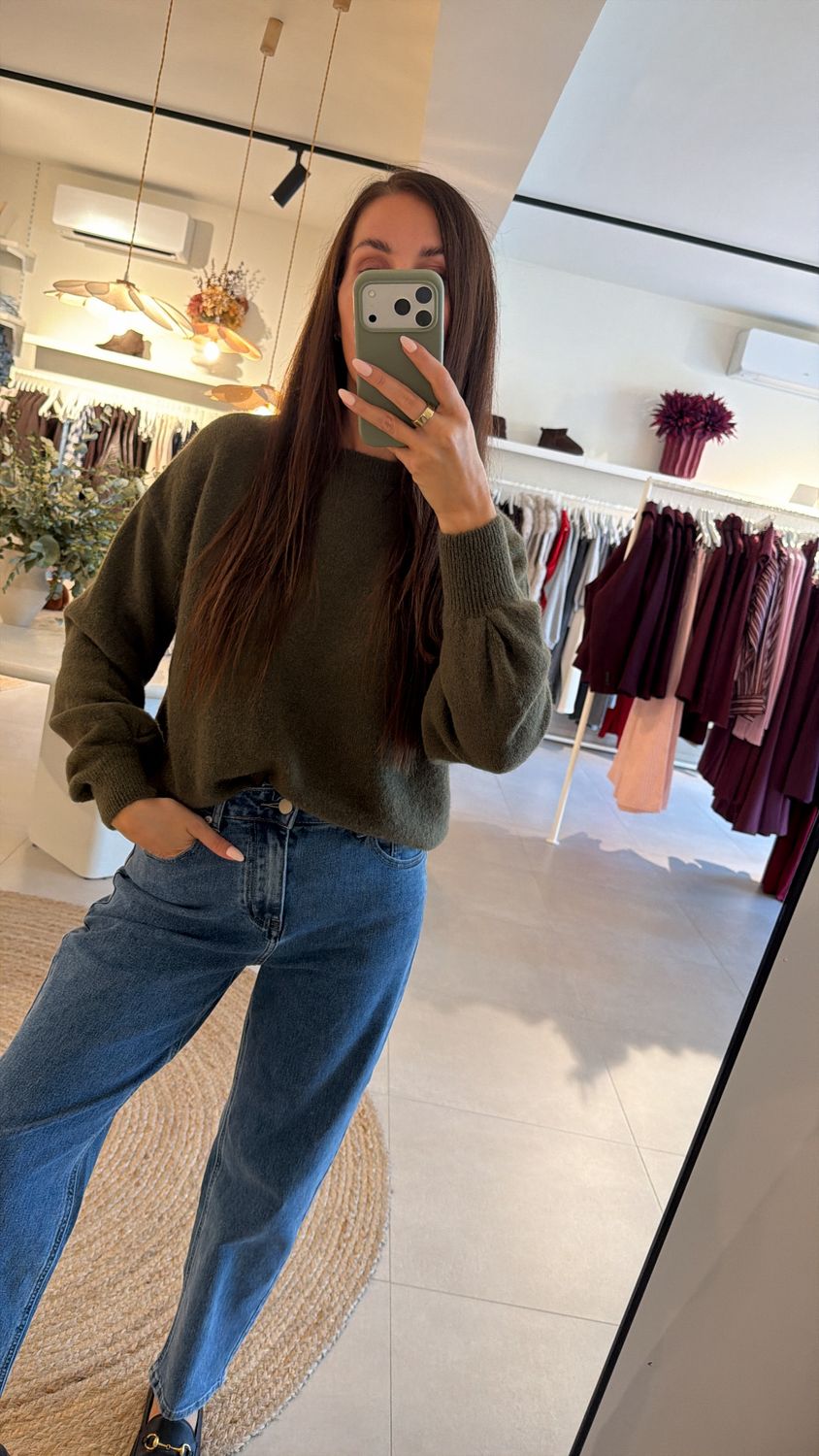 Alicante Knit Olive Green