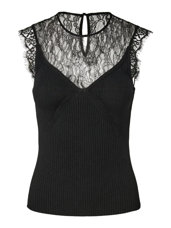 Knit Top Linga Black
