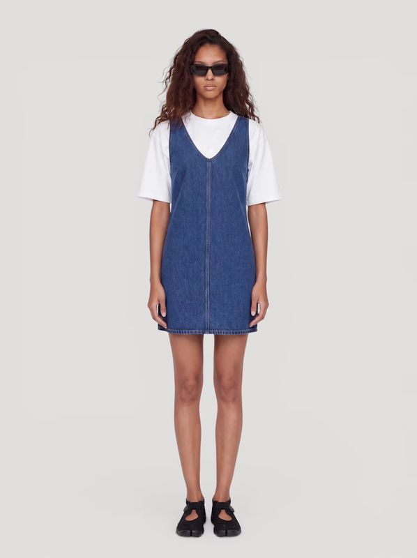 Denim Dress Kana Mid Blue Denim