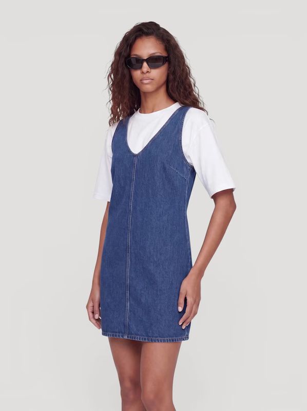 Denim Dress Kana Mid Blue Denim