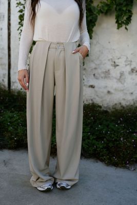 Wide Pants Ruby Greige