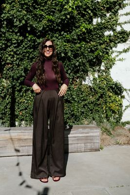 Wide Pants Debby Chocolate Brown