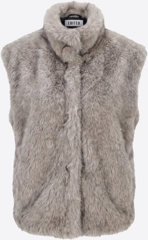 Vest Piper Silver Grey With Black Tips