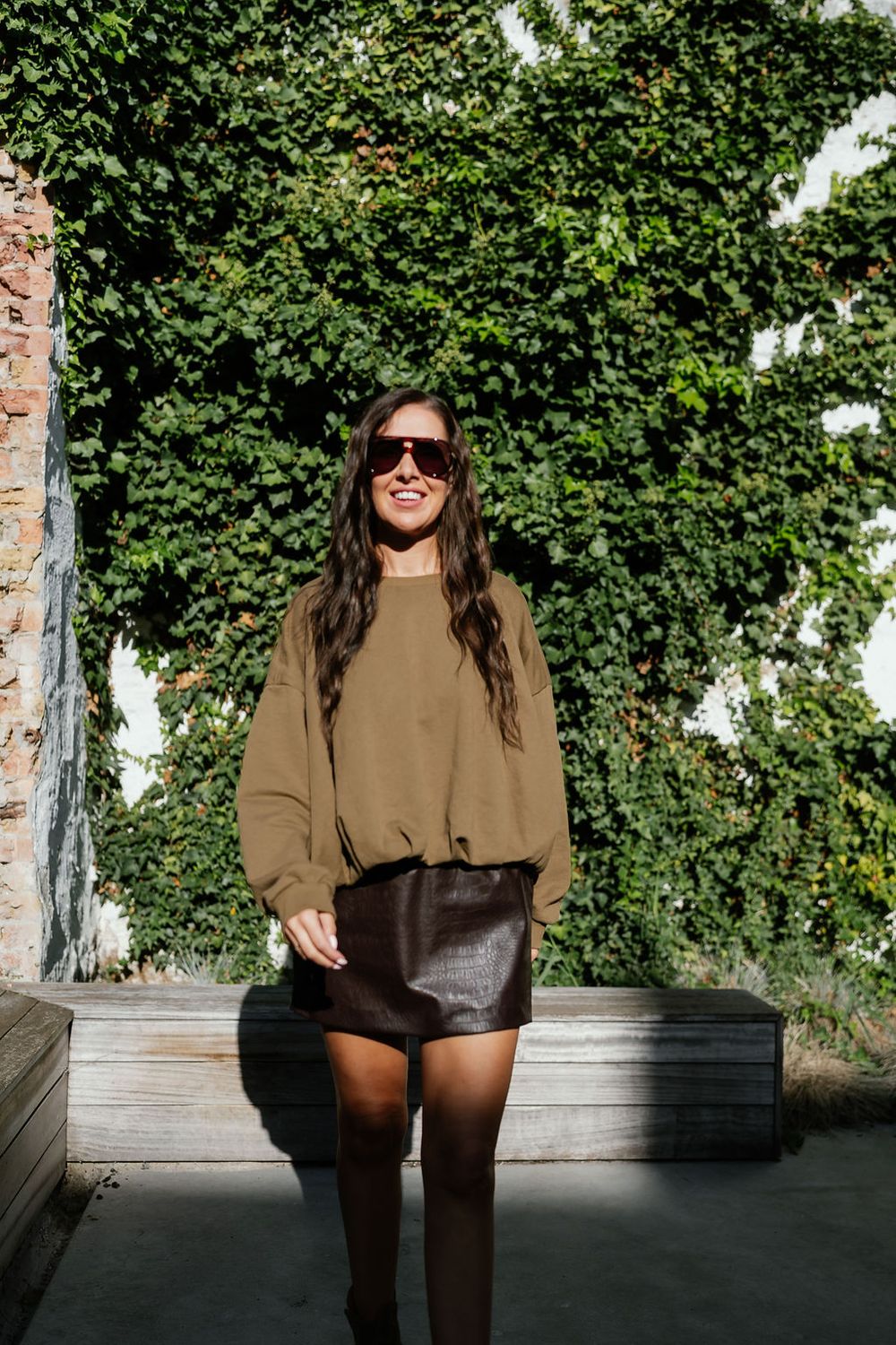 Sweatshirt Balloon Dark Olive