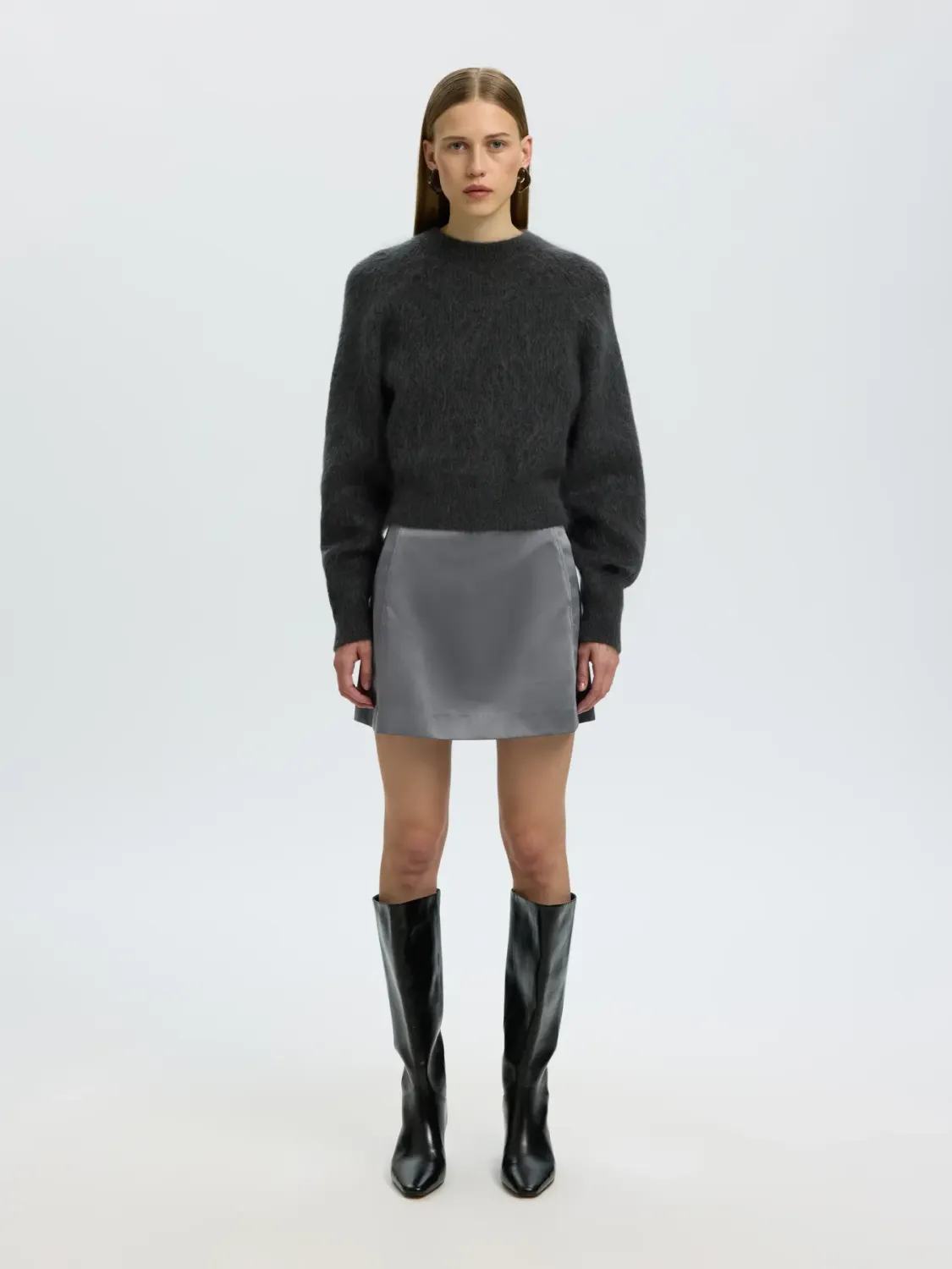 Short Skirt Athena Asphalt