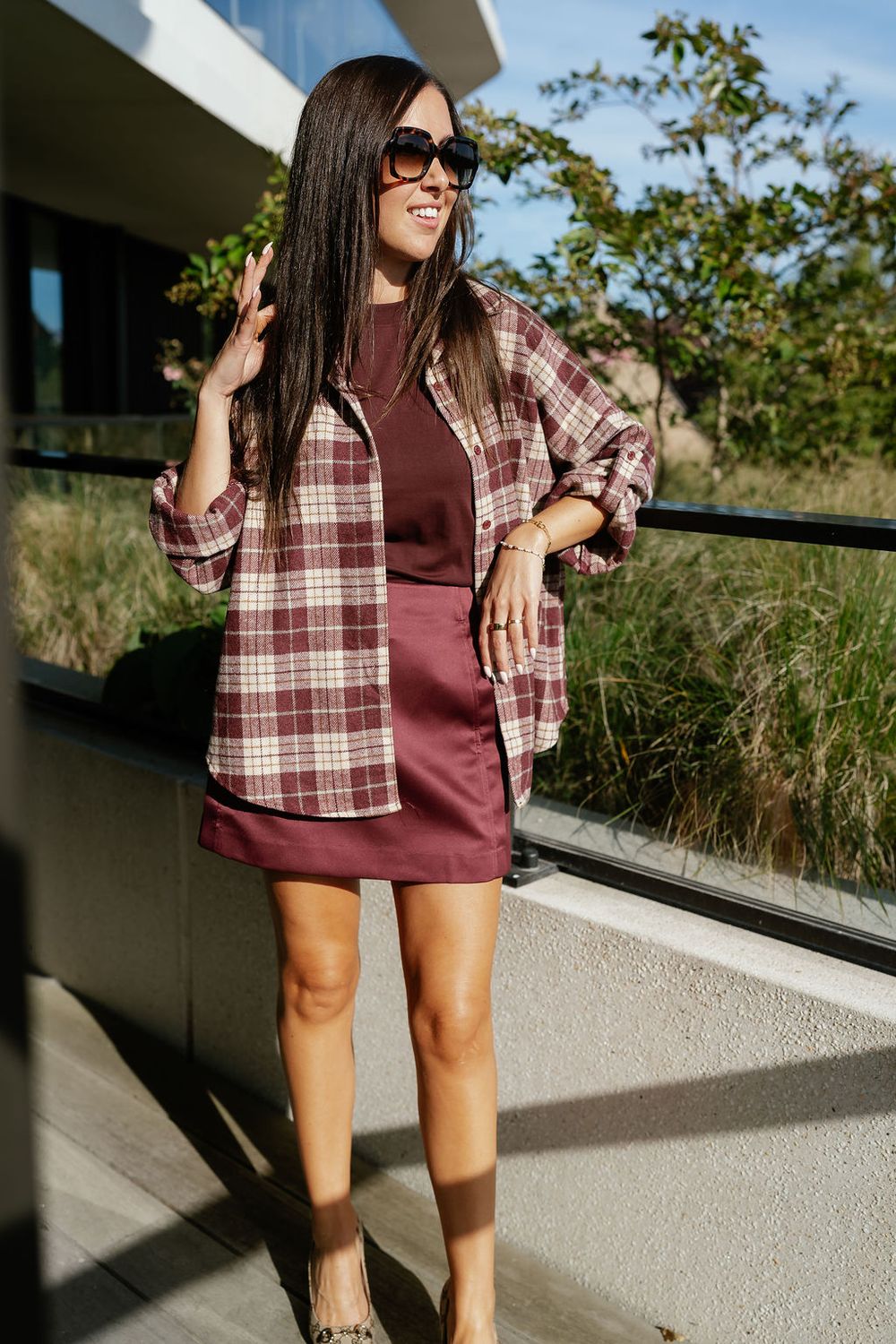 Short Skirt Athena Tawny Port