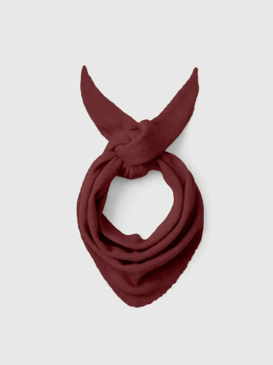 Wool Blend Scarf Lulu Tawny Port