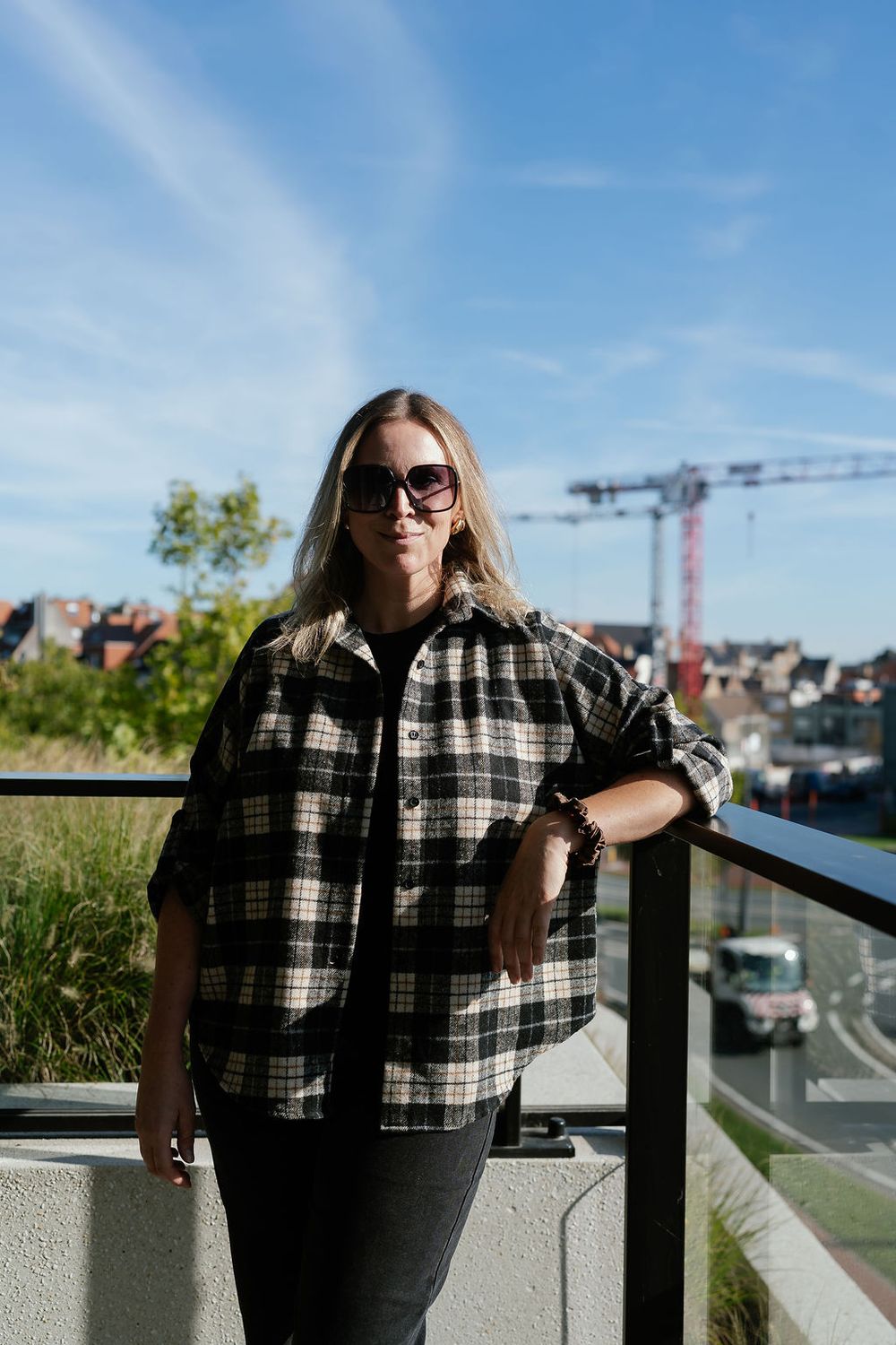 Checked Shirt Britt Black