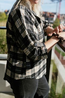 Checked Shirt Britt Black