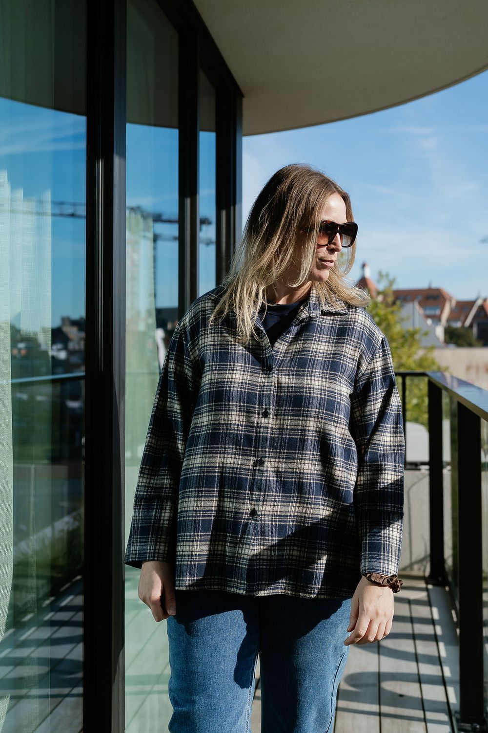 Checked Shirt Brenda Navy