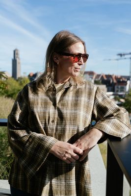 Checked Shirt Brenda Olive Green