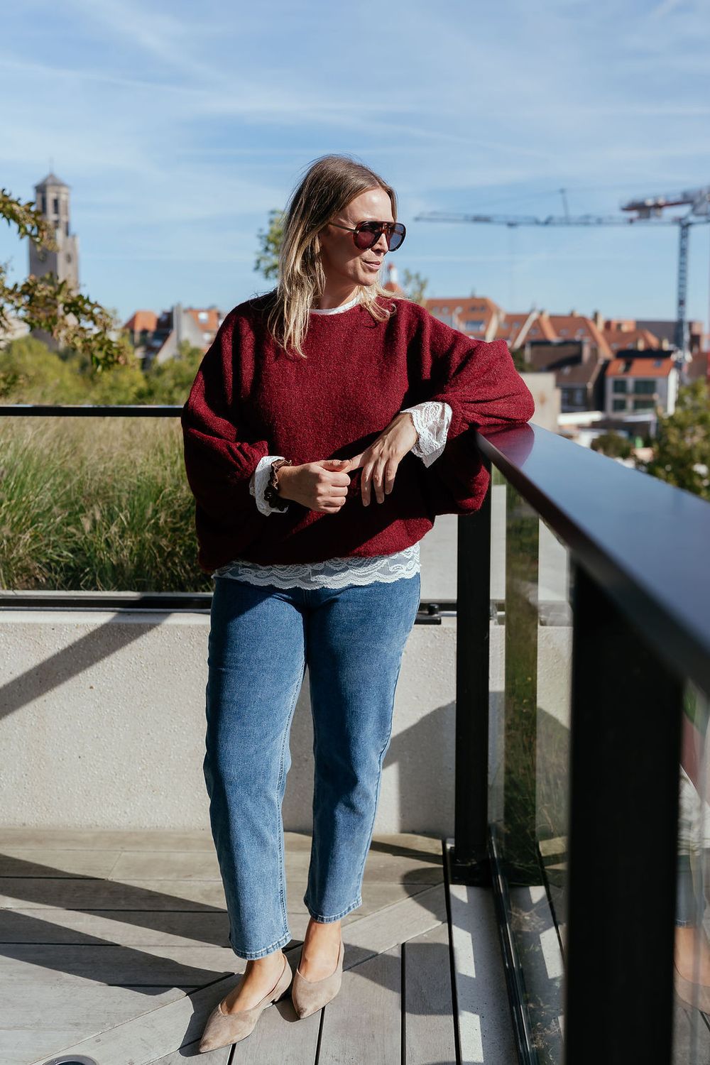 Knit Amalia Burgundy