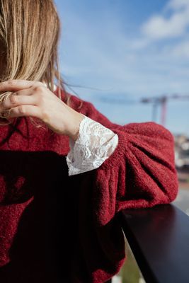 Knit Amalia Burgundy