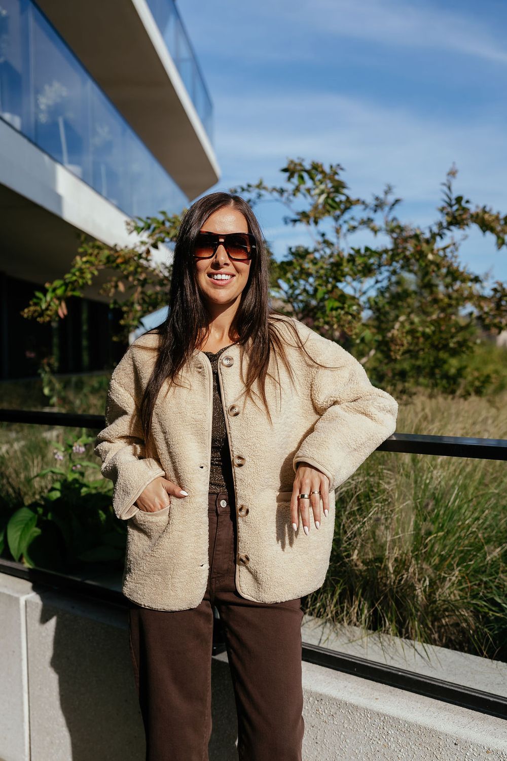 Teddy Jacket Allison Beige